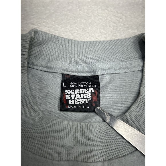 Vtg 90s The Quiet Company Miming  Mime Single Stitch Graphic T-Shirt Size Large - Picture 6 of 10